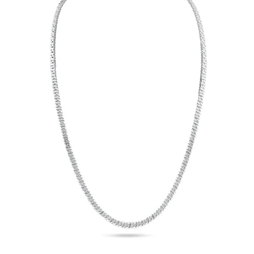 925 Sterling Silver Dollar Cuban Chain 3.3mm