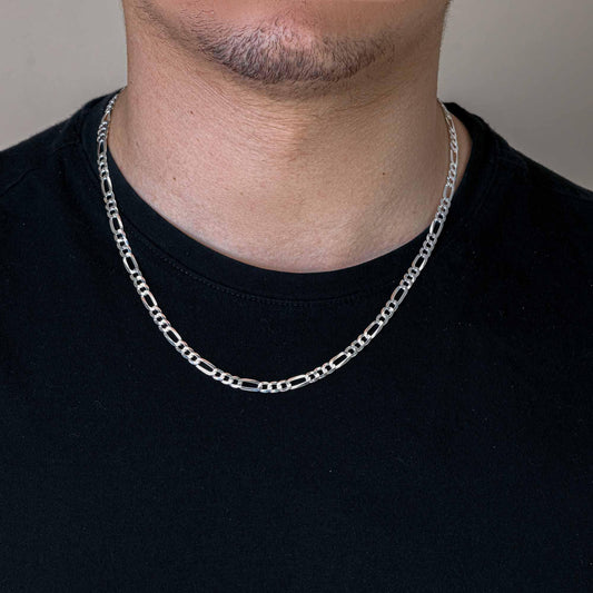 Silver Figaro 150 5.6mm Chain or Bracelet