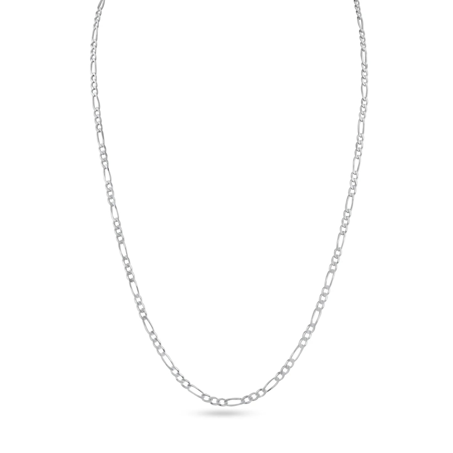 925 Sterling Silver Figaro 035 Chain 1.3mm