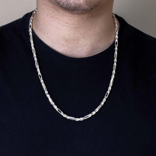 925 Sterling Silver Figarope Milano Chain or Bracelet 4.6mm