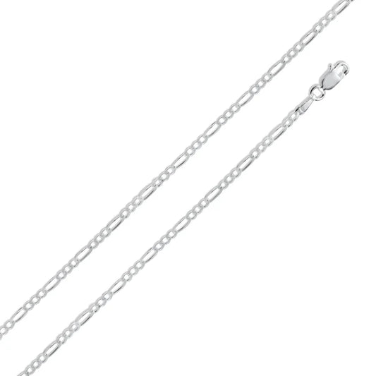 Silver Figaro 060 Chain 2.1mm