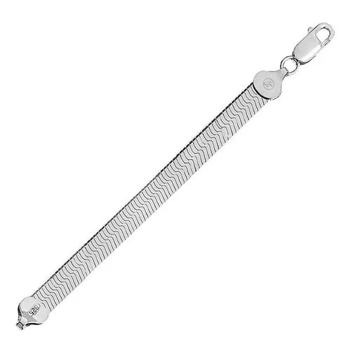 925 Sterling Silver Herring Bone 080 Chain or Bracelet 6.8mm