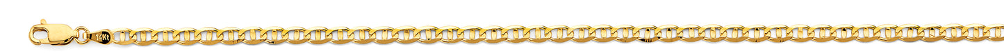14KY 3.5mm Light Mariner Chain