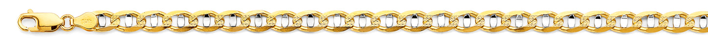 14K 2T 6.3mm Light Mariner Chain