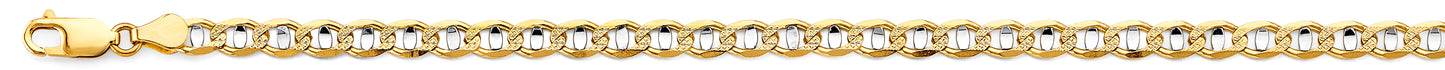 14K 2T 5.3mm Light Mariner Chain