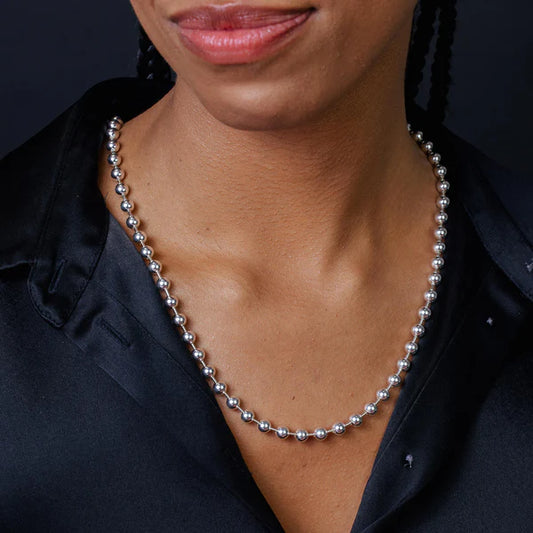 Silver Bead 600 Chain 6mm