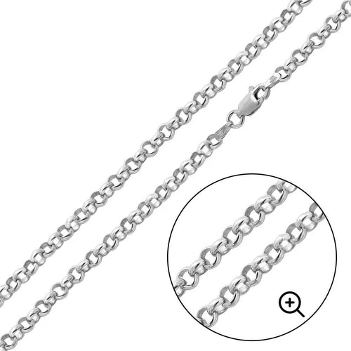 925 Sterling Silver Round Rolo 035 2.4mm Chains