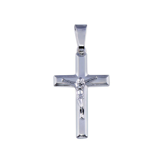 925 Sterling Silver High Polished Cross Pendant