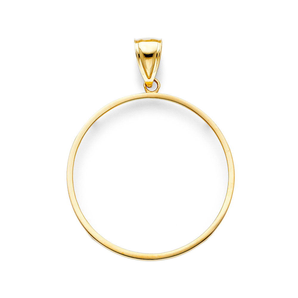 14K Yellow Gold Classic 50 Pesos / Centenario Pendant