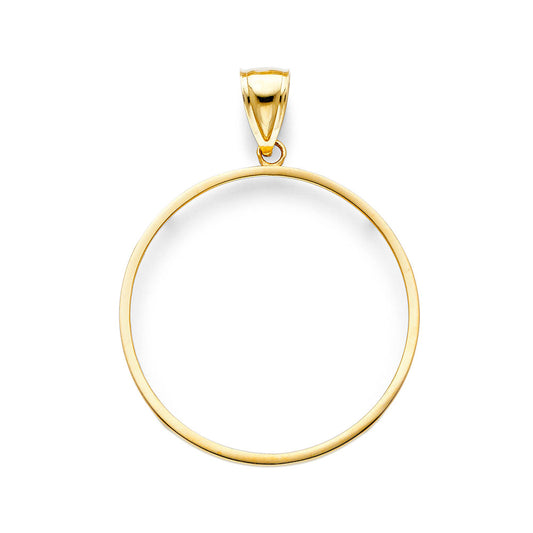 14K Yellow Gold Classic 50 Pesos / Centenario Pendant