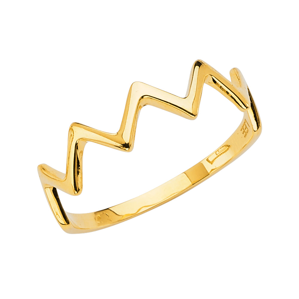 14K Yellow Gold Light Band Ring