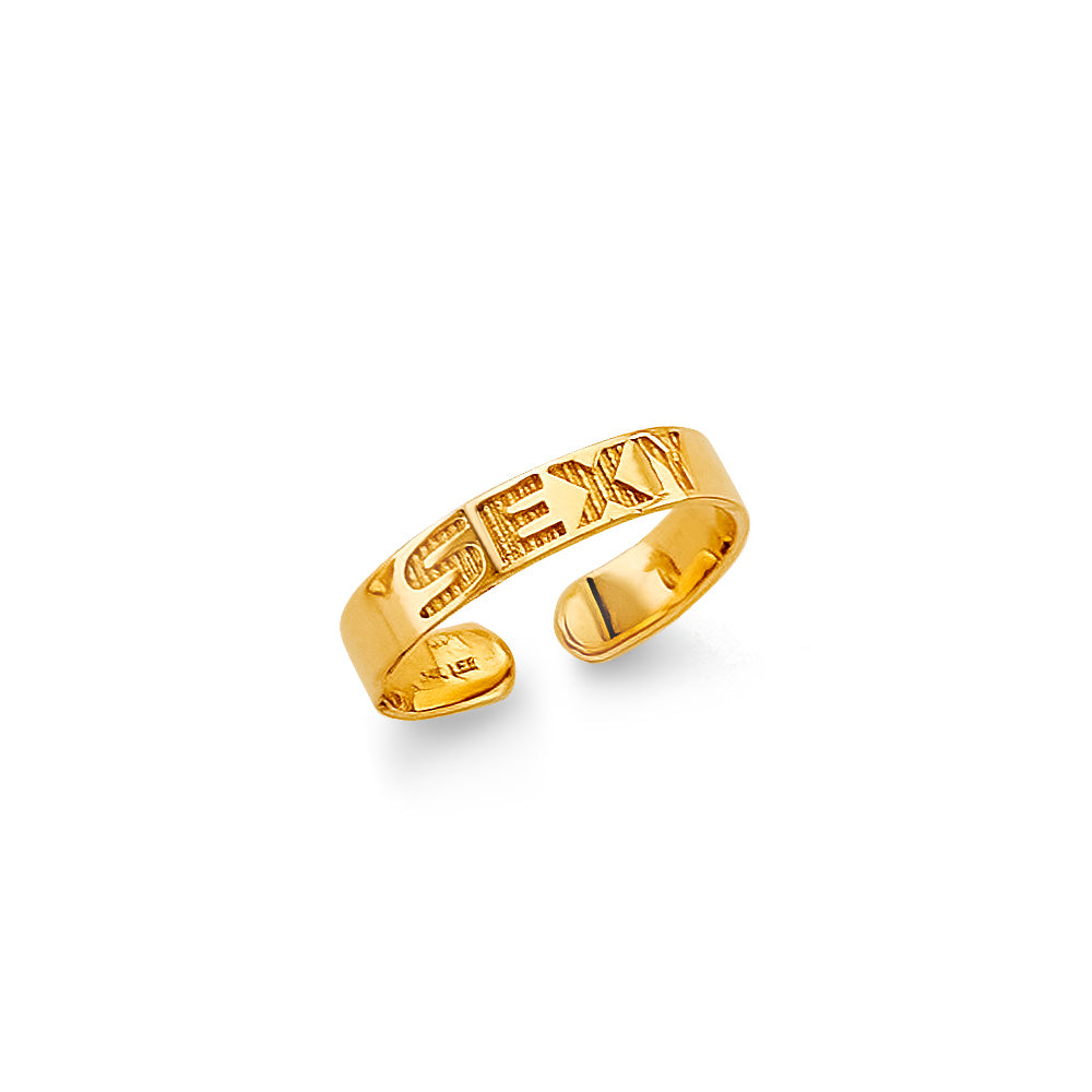 14K Yellow Gold Classic Toe Ring