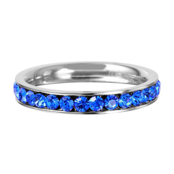 Stainless Steel CZ Eternity Band September