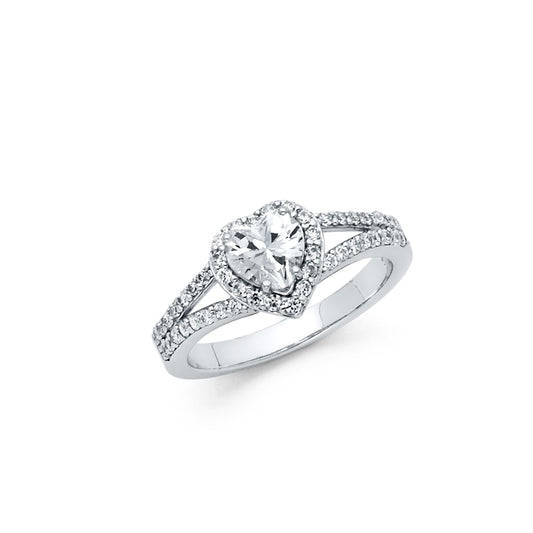 925 Sterling Silver CZ Ring