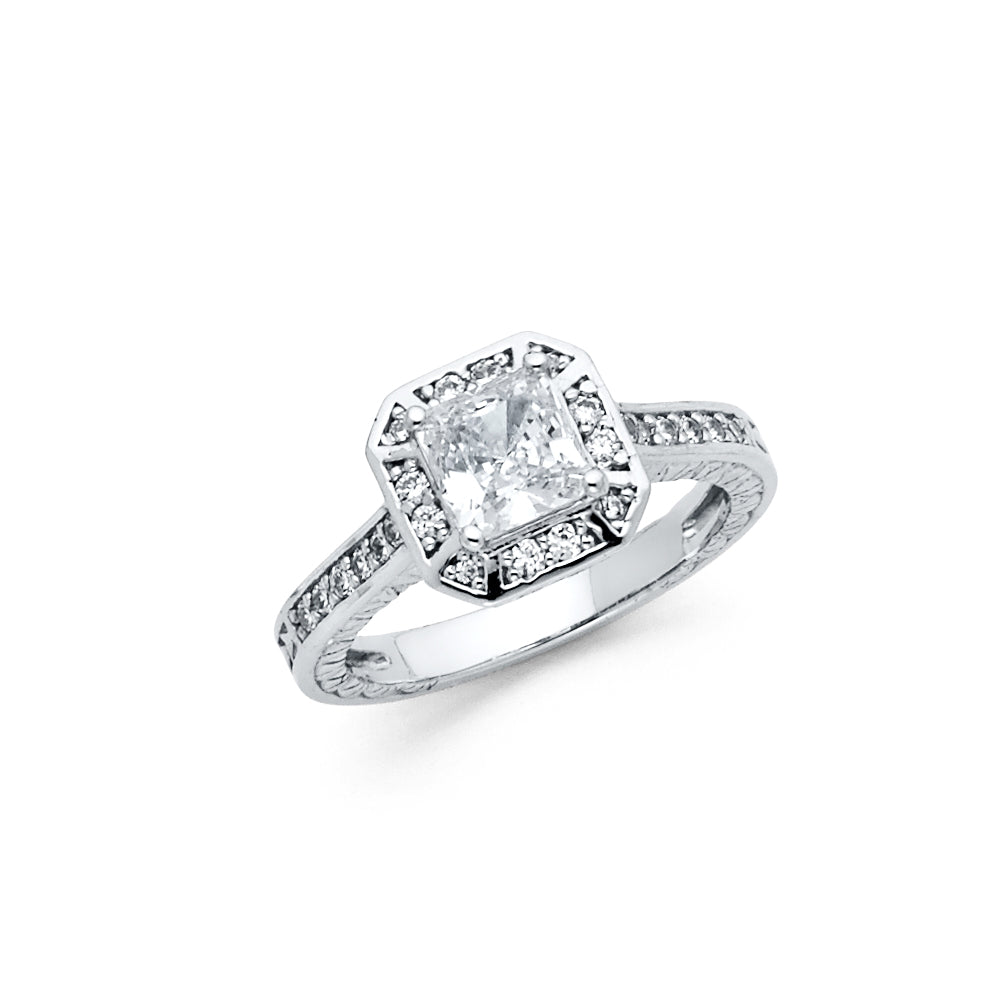 925 Sterling Silver CZ Ring