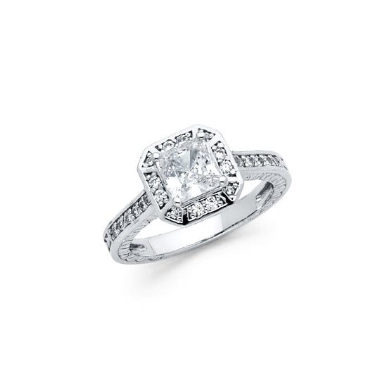 925 Sterling Silver CZ Ring