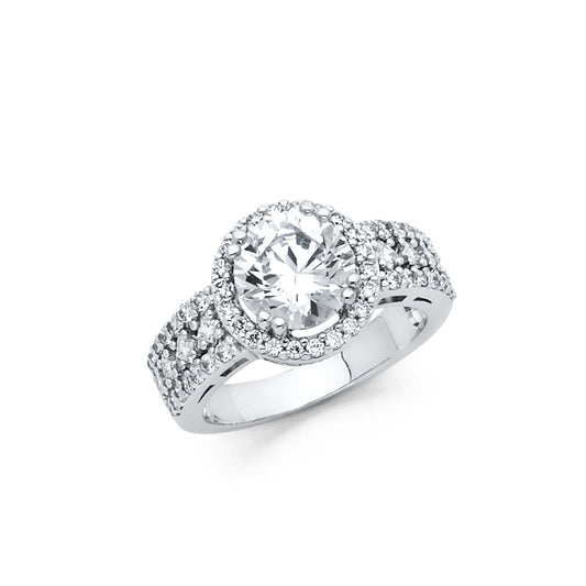 925 Sterling Silver CZ Ring