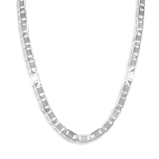 925 Sterling Silver 6 Sided Diamond Cut Valentino 100 4.5mm Chain or Bracelet