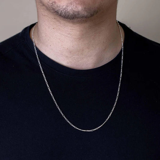 Silver Figaro 060 Chain 2.1mm