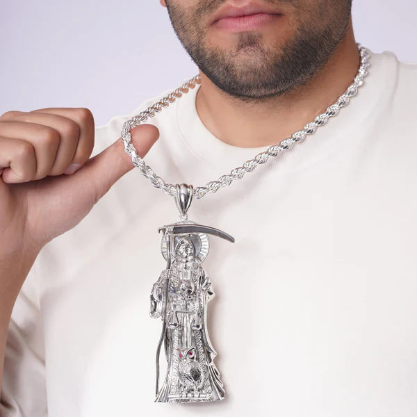 925 Sterling Silver Rope Diamond Cut 200 Chain 10mm