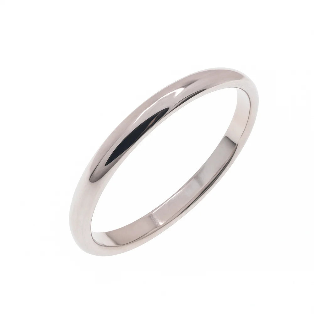 925 Sterling Silver Plain 2mm Toe Ring