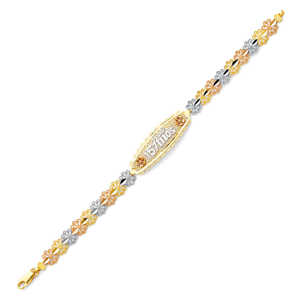 14K 15 Años Bracelets Thunbnails