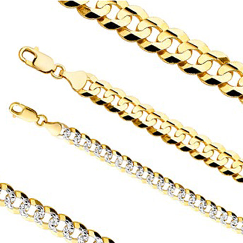 14K Cuban / Curb Bracelets Thunbnails