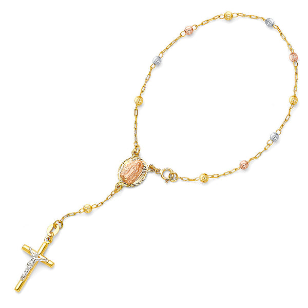 14K Rosary Bracelets Thunbnails