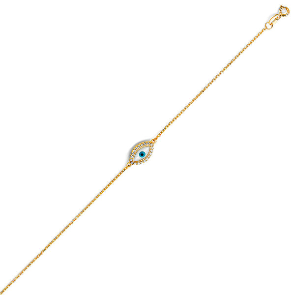 14K Evil Eye Bracelets Thunbnails
