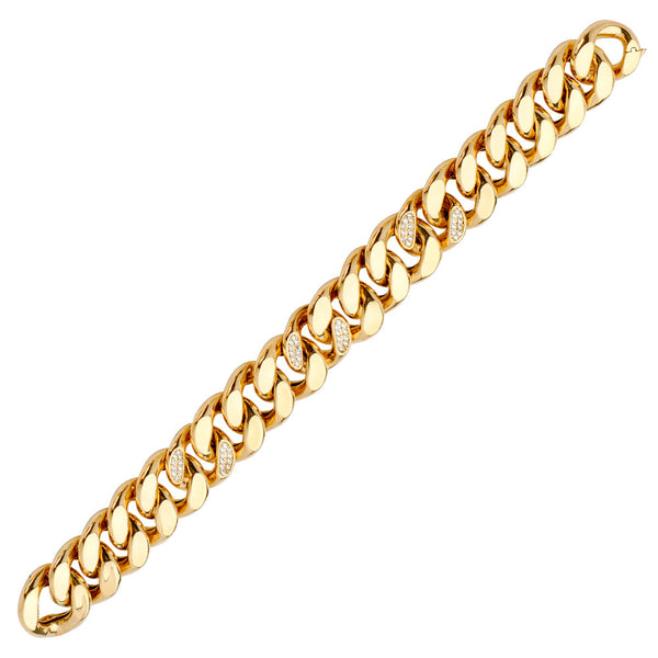 14K Hollow Monaco Bracelets Thunbnails
