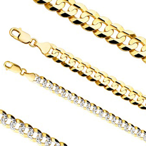 14k Cuban / Curb Chains Thunbnails