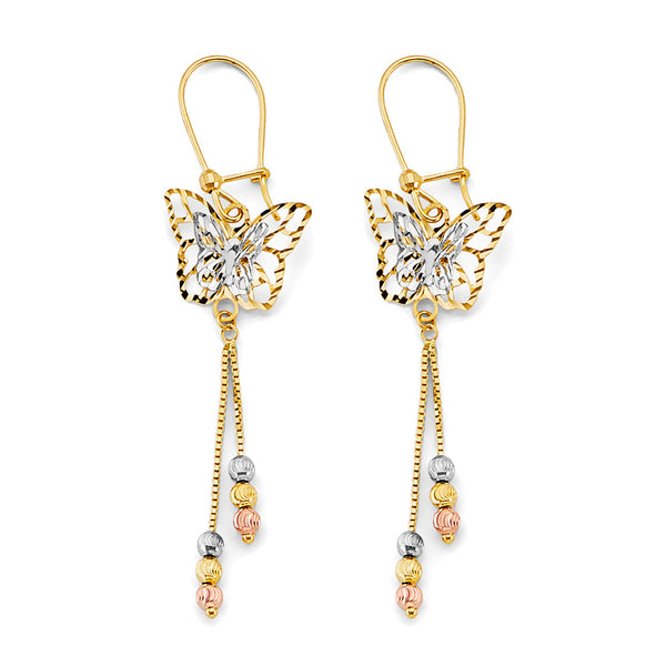 14K Hanging Earrings Thunbnails