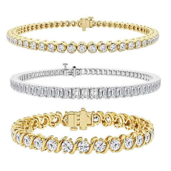 Lab Grown Tennis Bracelets Thunbnails