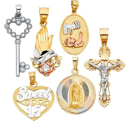 14K Assorted Pendants Thunbnails