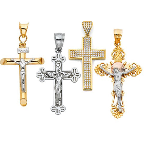 14K Cross Pendants Thunbnails
