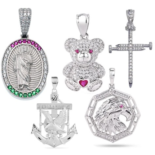 Silver Pendats / Charms Thunbnails