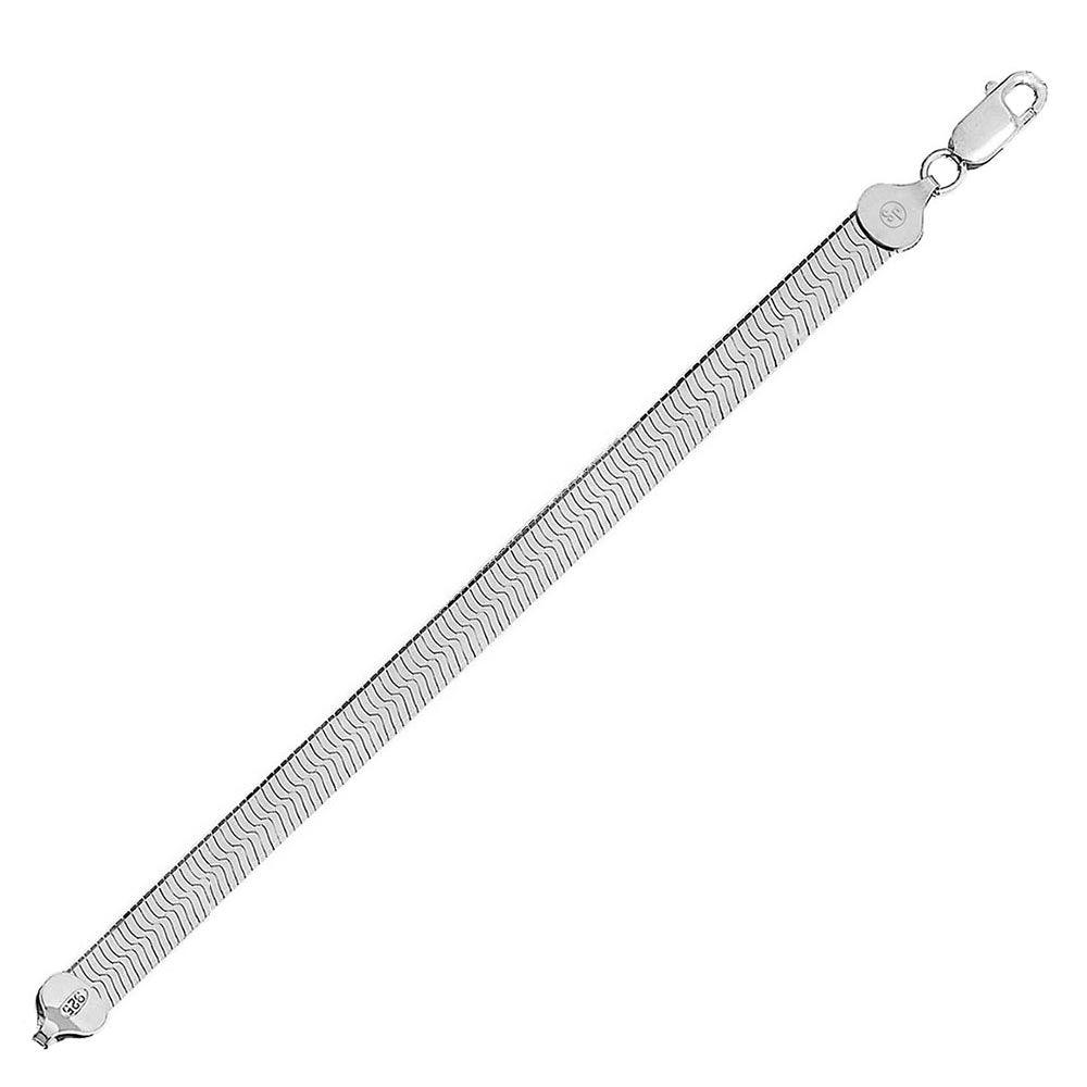 925 Sterling Silver Herring Bone 050 Chain or Bracelet 4.5mm