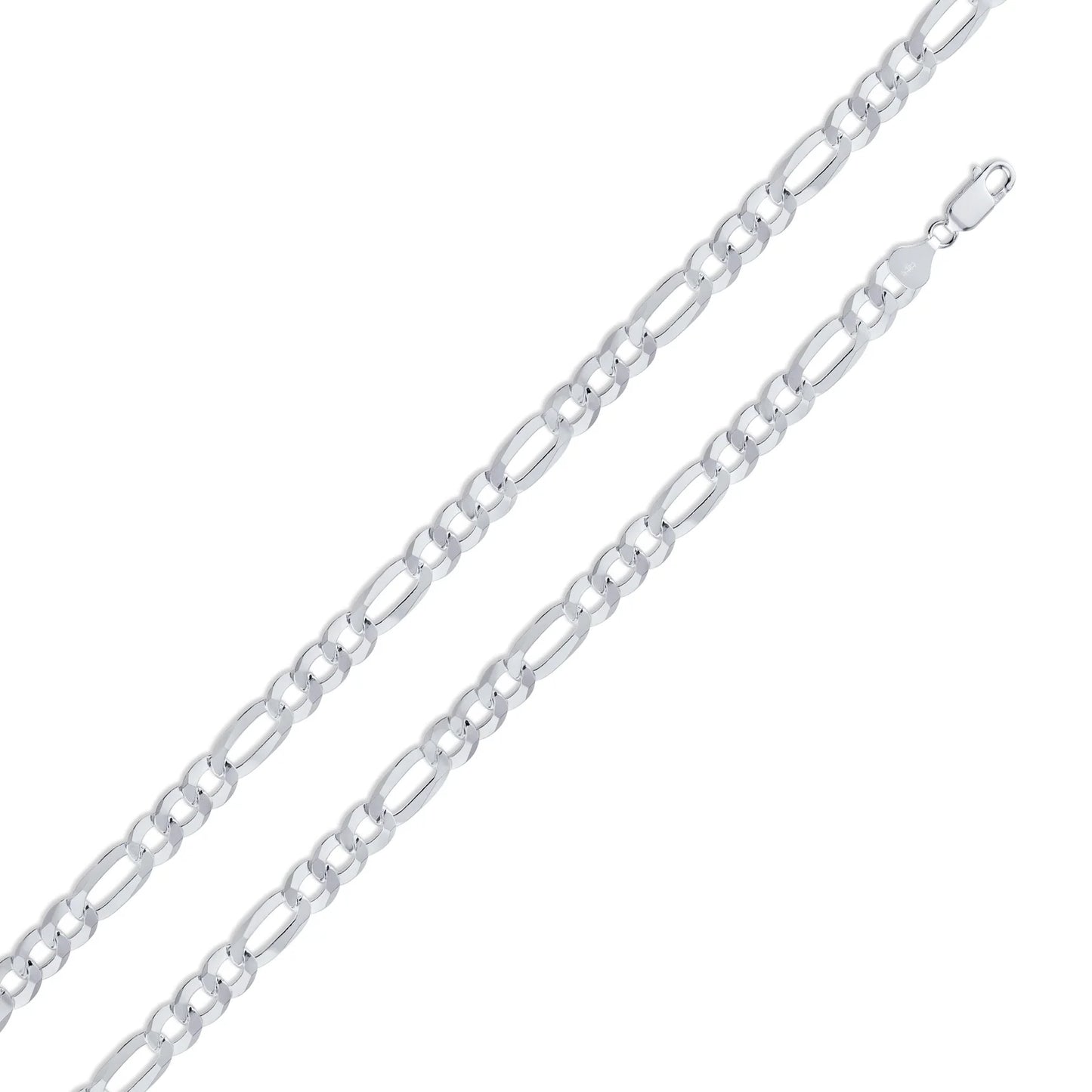 Silver Figaro 160 6.8mm Chain or Bracelet