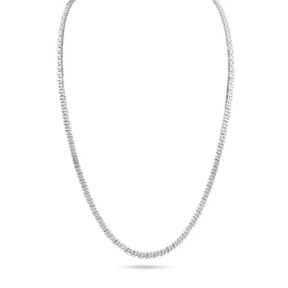 925 Sterling Silver Dollar Cuban Chain 3.3mm