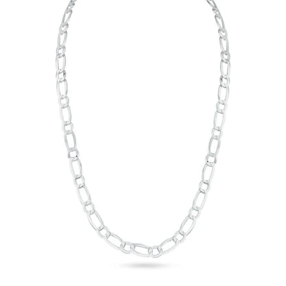 925 Sterling Silver Figaro 120 1+1 4.6mm Chain or Bracelet