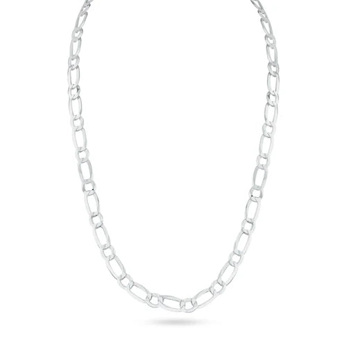 925 Sterling Silver Figaro 120 1+1 4.6mm Chain or Bracelet