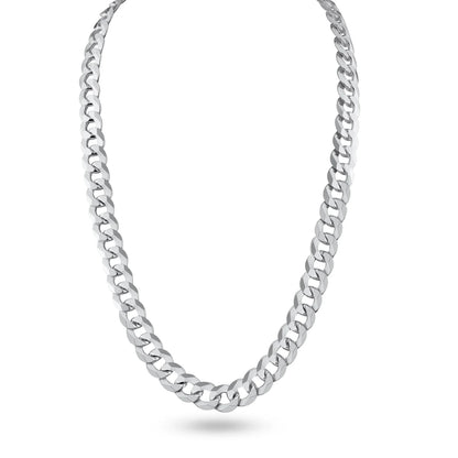 925 Sterling Silver Curb 250 Chain or Bracelet 8.6mm