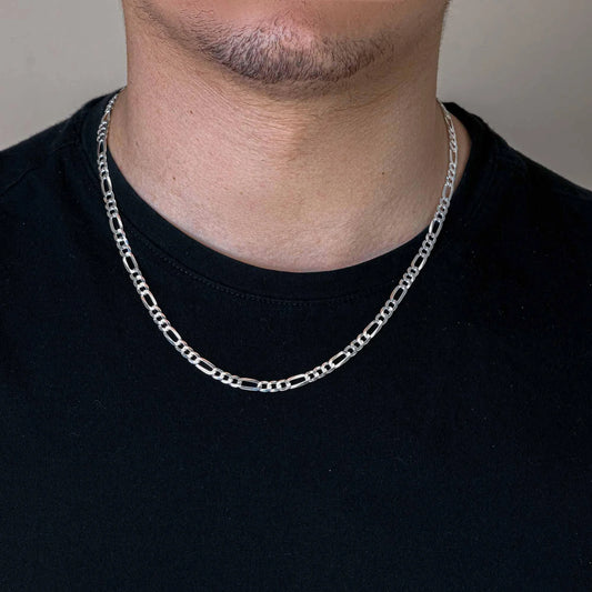 Silver Figaro 160 6.8mm Chain or Bracelet