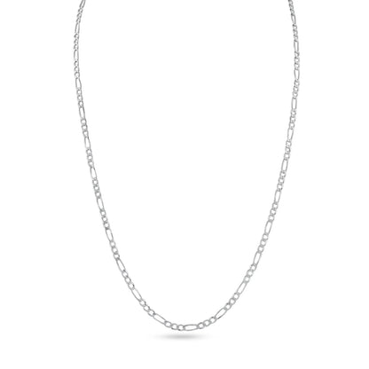 925 Sterling Silver Figaro 035 Chain 1.3mm