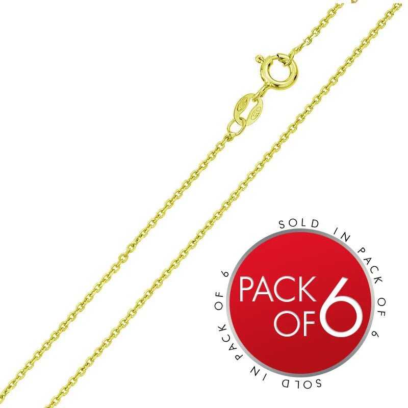 925 Sterling Silver Diamond Cut Anchor Chain