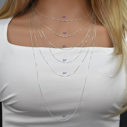 Silver Box 012 Chain 0.6mm (Pk of 6)