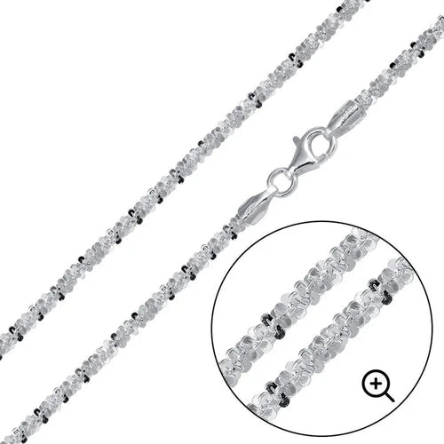 925 Sterling Silver Roc 040 Sterling Silver Chain or Bracelet 2.4mm - OKCH513