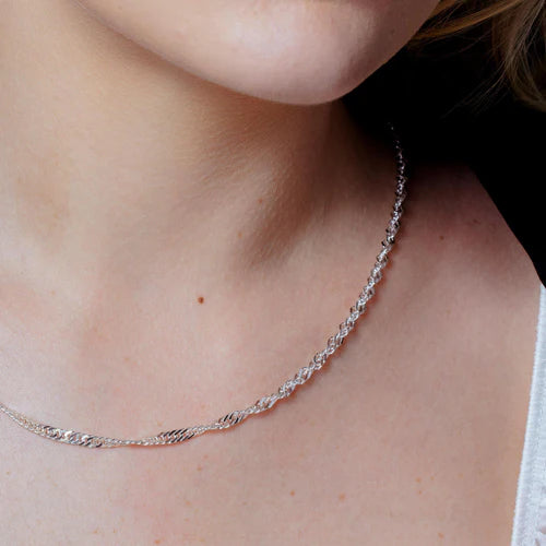 Silver Singapore 060 Chain 3.3mm