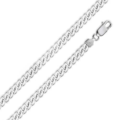 925 Sterling Silver Miami Cuban 250 8.8mm Chain or Bracelet