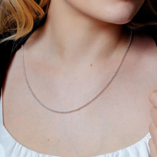 925 Sterling Silver Round Rolo 040 Chain 2.6mm